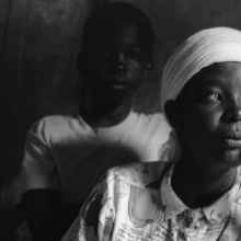 Mukantabana Bernadette, Safari Bernard, Hatungimana Egide, photographiés au Rwanda par Michel Bührer